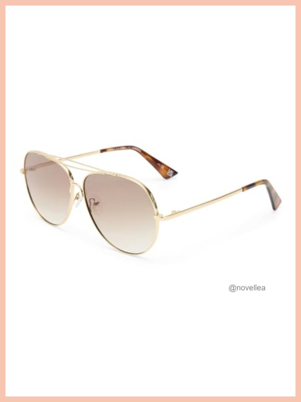 Gold Metal Aviator Sunglasses, Scratch Resistant, Women's